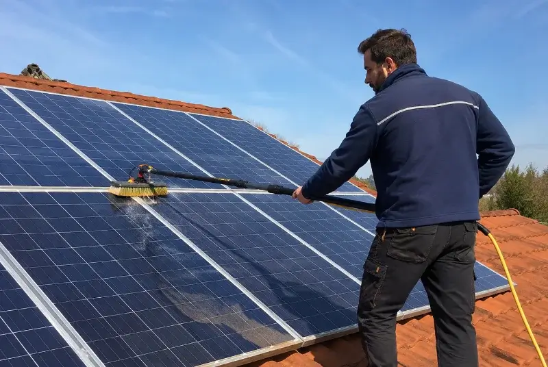 Nettoyage et entretien de panneaux solaires à Bas-Mauco